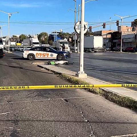 Motociclista arrollado 