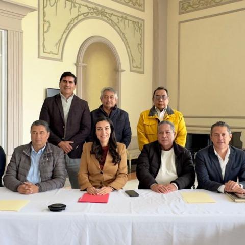 Reunión sobre obra pública