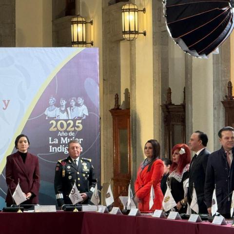 Tere Jiménez en el Consejo Nacional de Seguridad