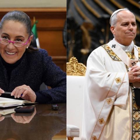 Claudia Sheinbaum invita al papa León XIV a visitar México