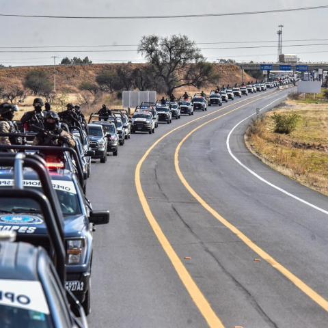 Operativo de seguridad en fronteras de Aguascalientes 