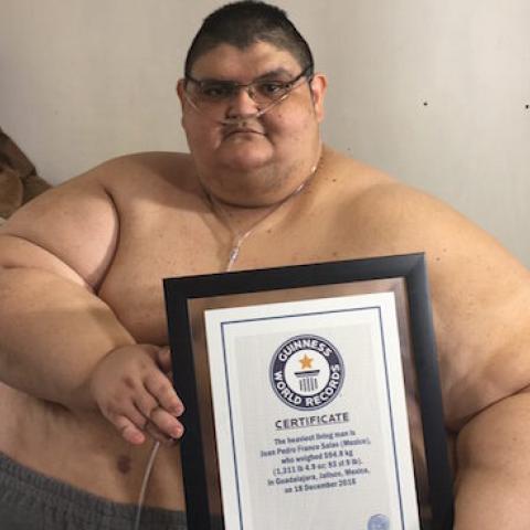 Juan Pedro Franco, aguascalentense Récord Guinness 