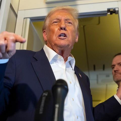 Trump advierte de un segundo ataque a Venezuela si "no se portan bien"