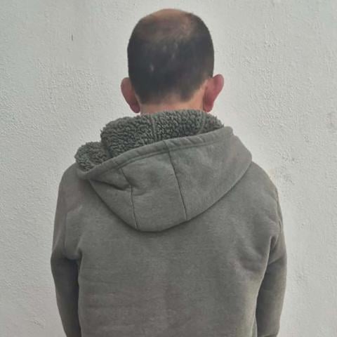 El sospechoso intentó escapar al ver la llegada de una Patrulla de la Policía Municipal