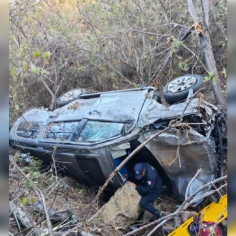 Accidente en barranco 