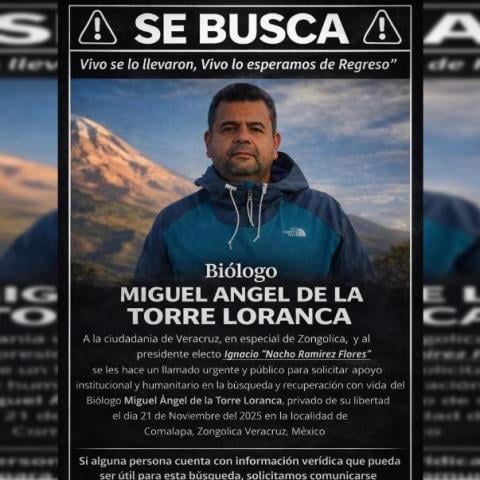 Biólogo Miguel Ángel de la Torre Loranca