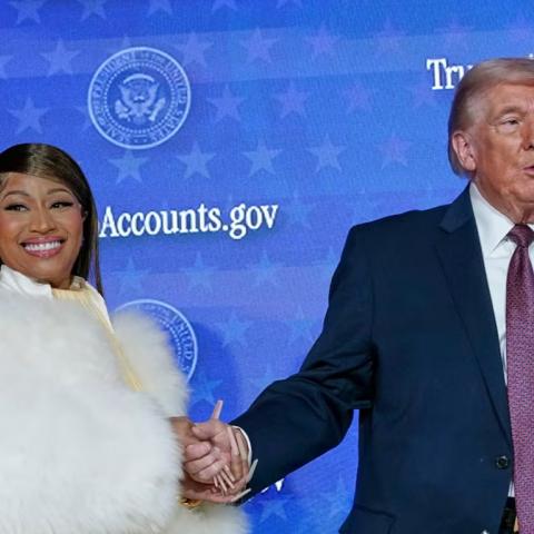 Nicki Minaj genera polémica al apoyar a Trump en programa para menores