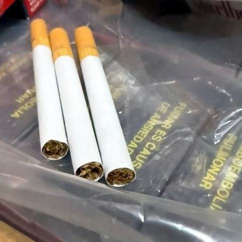 Marina asegura 88 toneladas de "cigarrillos pirata" en el AICM 