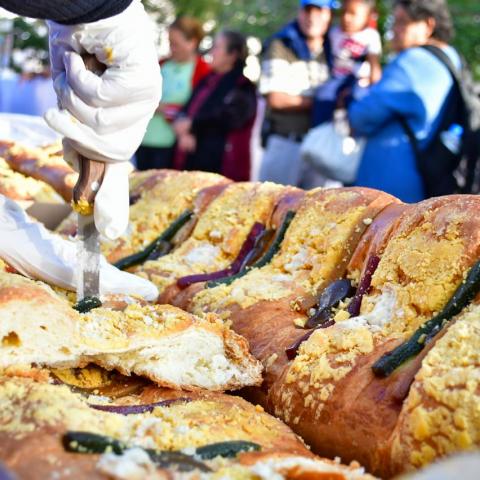 Gigante Rosca de Reyes 