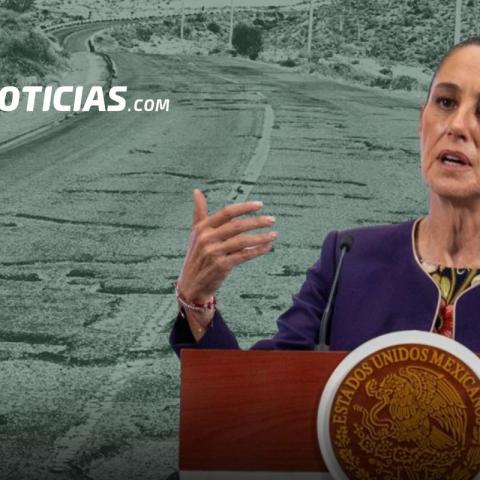 Sheinbaum invertirá 50 mil millones de pesos para rehabilitar carreteras federales en programa "Mega Bachetón"