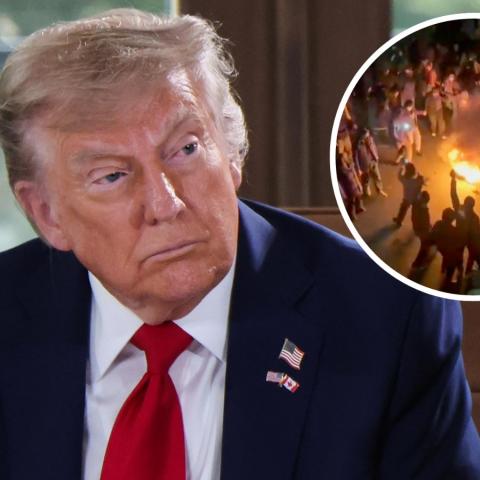 Trump dice que estudia "opciones muy fuertes" contra Irán