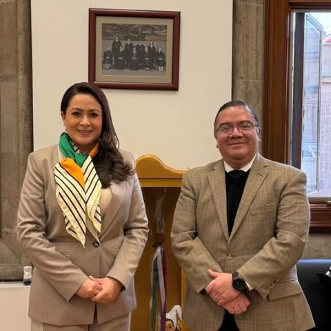 Tere Jiménez e Irving Espinosa 