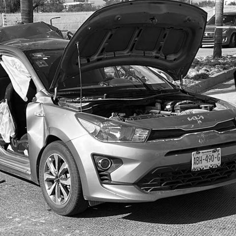 Falleció la señora de 60 años que terminó prensada en el asiento trasero del KIA