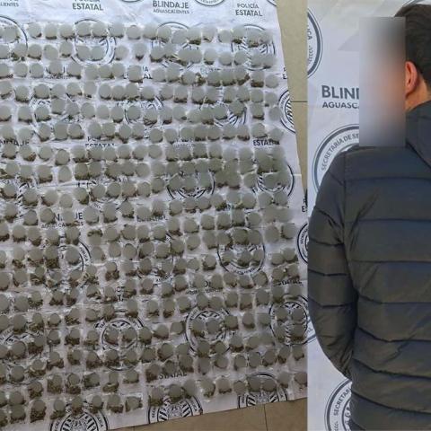 La detención que incluye 50 envoltorios de cristal ocurrió en calles del VNSA