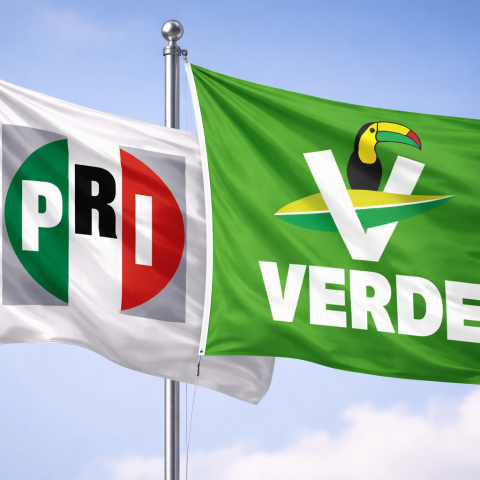 Por necesidad: PRI contempla coalición con PVEM para ‘evitar llegada de Morena’ a Aguascalientes