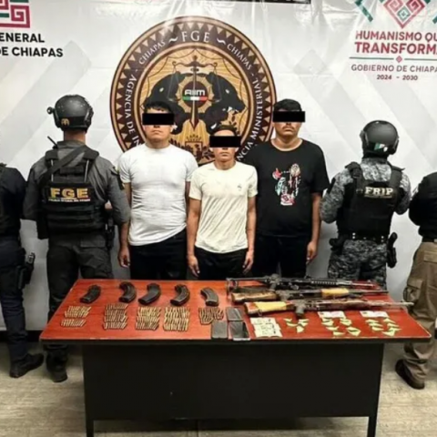 Detenidos en Chiapas