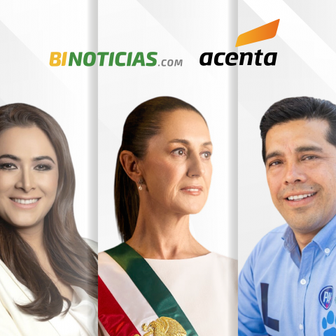 Claudia Sheinbaum, Tere Jiménez y Leo Montañez