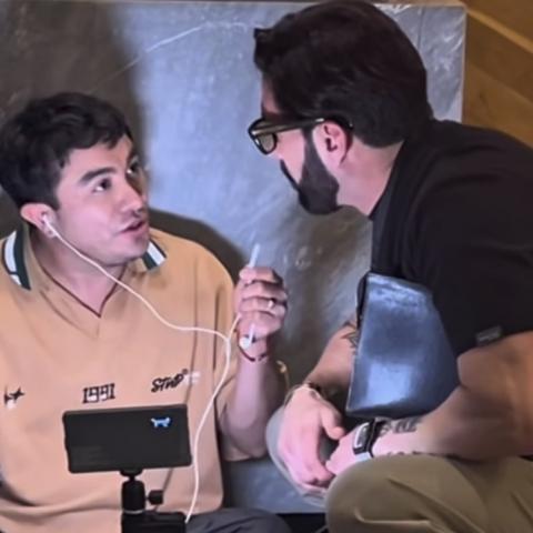 Poncho de Nigris confronta a reportero Gabo Cuevas durante programa en vivo 