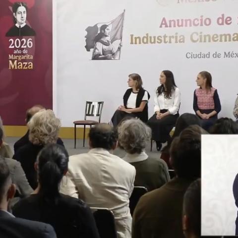 Hayek agradece a Claudia Sheinbaum por nuevos incentivos para el cine