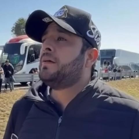 Francisco Elizalde lleva más de 28 horas varado en la carretera