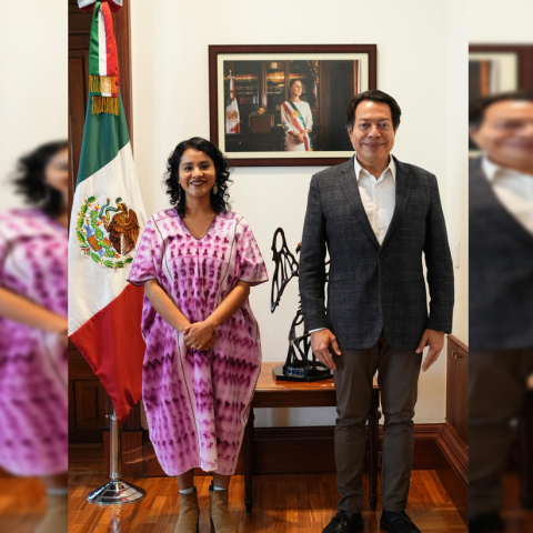 Nadia López y Mario Delgado