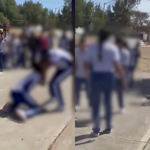Riña entre estudiantes 