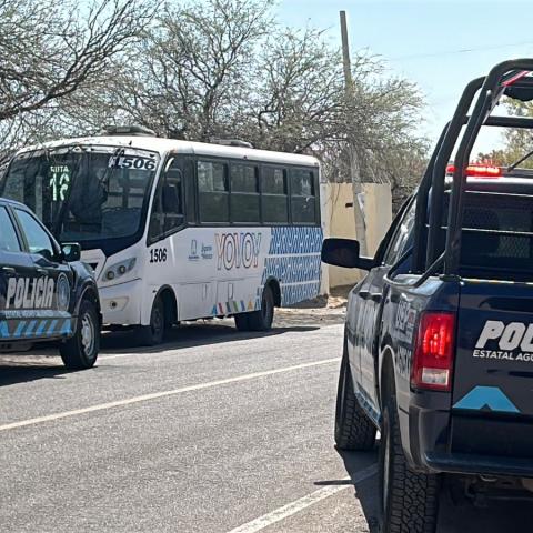 Intentan prender fuego a camión de YoVoy en Aguascalientes