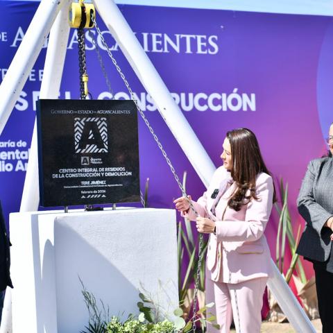 Tere Jiménez inaugura Centro Integral de Residuos de la Construcción y Demolición (CIRCD)