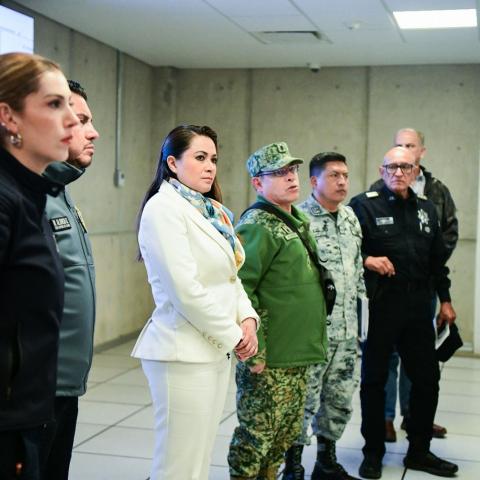 Tere Jiménez, blindaje de seguridad