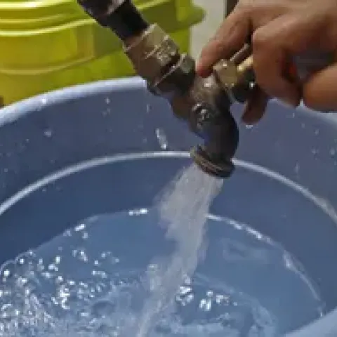 Servicio de agua potable 