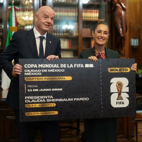 INFANTINO Y SHEINBAUM 2026