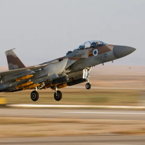 Aviones de combate F-15 estadounidenses