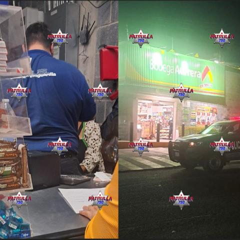 Se llevaron mil 800 pesos y botellas de alcohol que había en un exhibidor