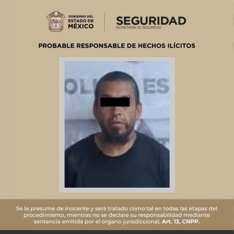 Detenido en Edomex