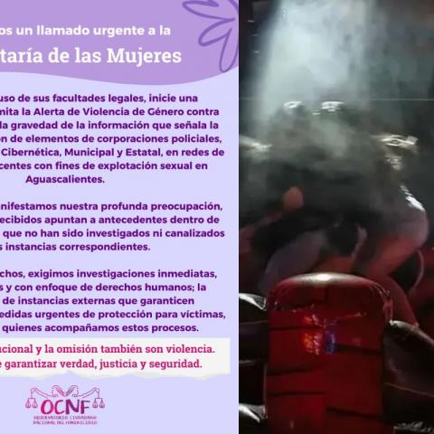 Que Secretaría de la Mujeres emita alerta de género en Aguascalientes por red de trata, exigen activistas nacionales