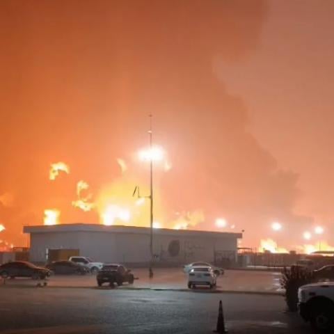 Incendio en Dos Bocas