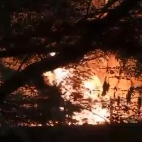 Incendio forestal en Hidalgo