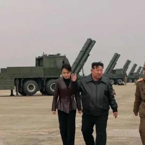 Kim Jong Un y su hija