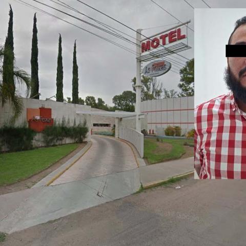 La mujer fue rescatada por Policías Municipales afuera del Motel cuando todavía estaba a bordo del auto