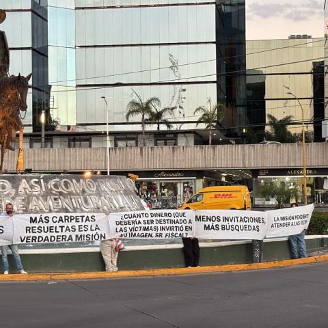 Protestas contra fiscal