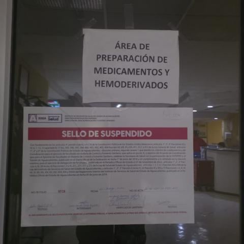 Por irregularidades sanitarias, ISSEA clausura quirófano en clínica privada
