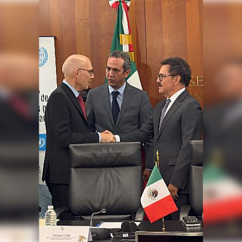 Alto comisionado y senadores