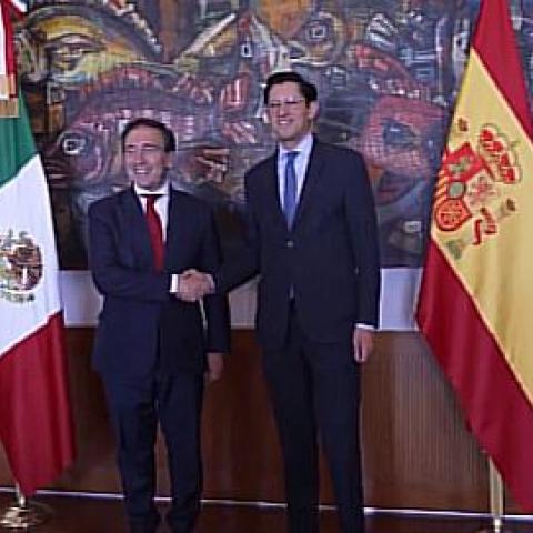 Cancilleres de México y España