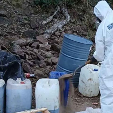 Desmantelan laboratorio clandestino de metanfetamina en Cosalá, Sinaloa; vinculado a "Los Chapitos"