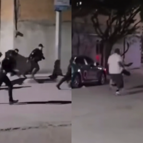 No pueden con grupos de 40 personas: Policía Municipal ante vídeo donde elementos huye en Insurgentes