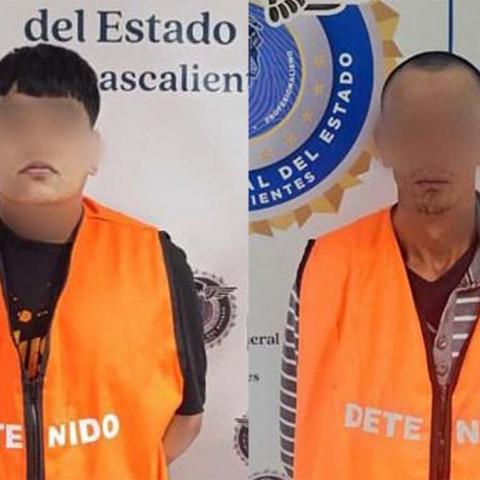 Fue detenido junto a un cómplice cuando sustraían costales de un vagón; ambos ya enfrentan proceso penal