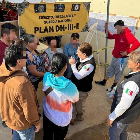 Mineros en El Rosario