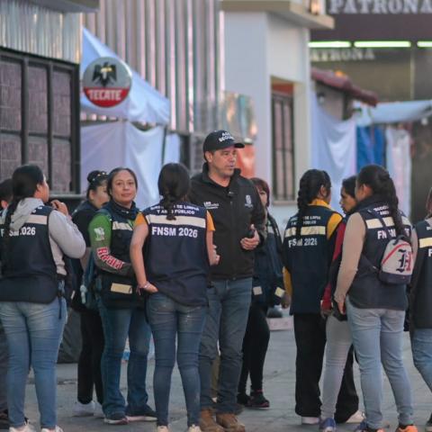 Encabeza Leo Montañez primer operativo de limpieza del perímetro en le FNSM 2026