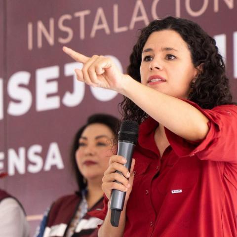 Luisa María Alcalde de visita por Aguascalientes 