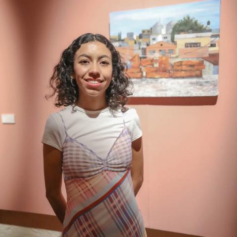 Ella es Mariana Luévano, joven promesa del arte en Aguascalientes